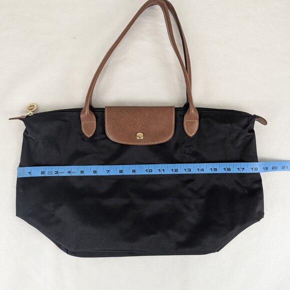 Longchamp Le Pliage Nylon Tote Bag Black – Authentic, Used, Fast Shipping Deal! - Picture 16 of 16